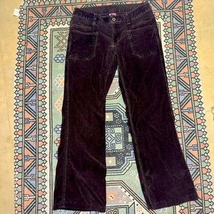 North Face Corduroy Pants Womens 4 Brown Flared Bootcut Chino Casual